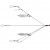 Diamond Baits 5.5 5-Arm Umbrella Rig w/Nickel Blades